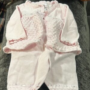 Little Things Mean a Lot Soft Pink Knit Set